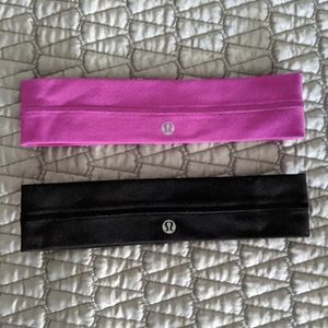 One pink Lululemon Headband